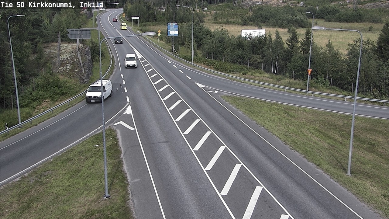 Weather Camera Image Road 50 Kirkkonummi, Inkilä, Kirkkonummi, Uusimaa