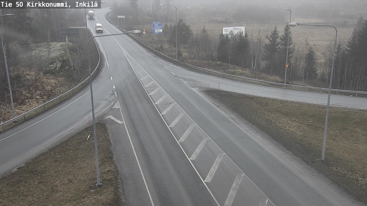 Weather Camera Image Road 50 Kirkkonummi, Inkilä, Kirkkonummi, Uusimaa