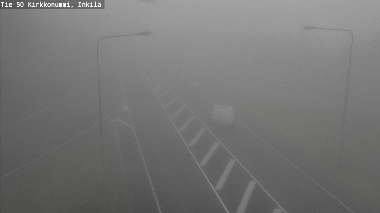 Weather Camera Image Väg 50 Kyrkslätt, Inkilä, Kirkkonummi, Uusimaa