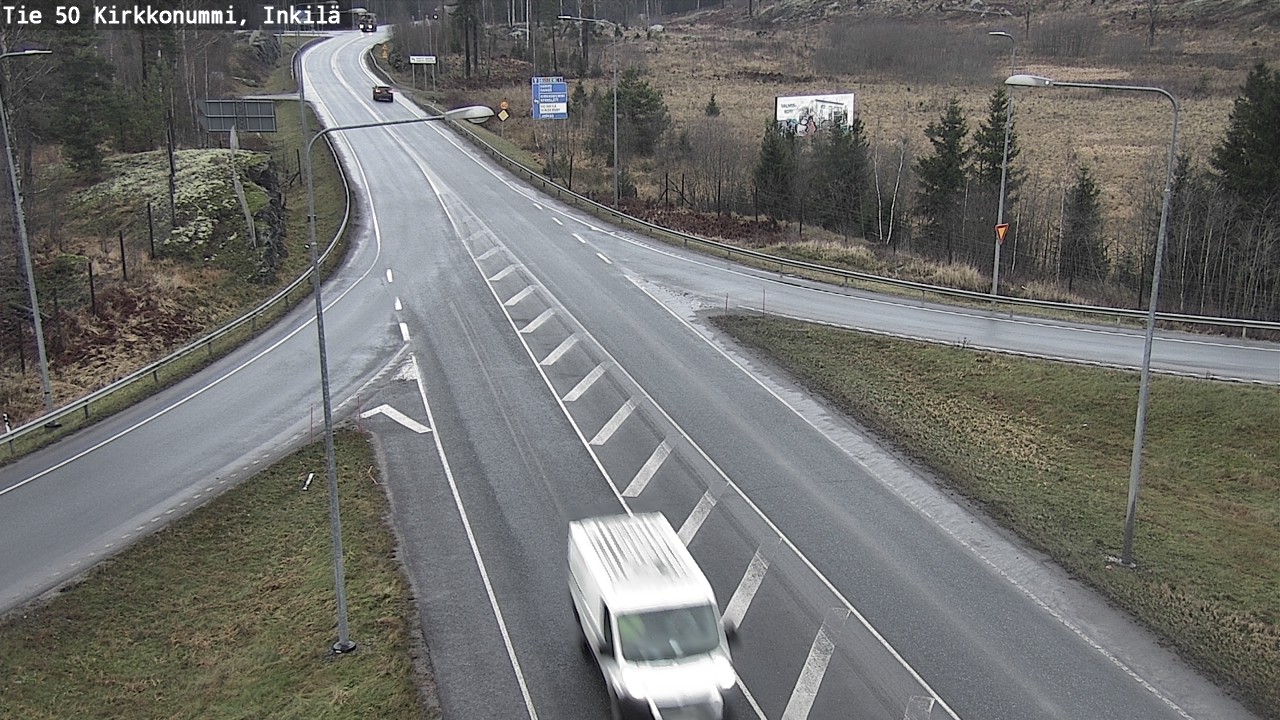 Weather Camera Image Road 50 Kirkkonummi, Inkilä, Kirkkonummi, Uusimaa
