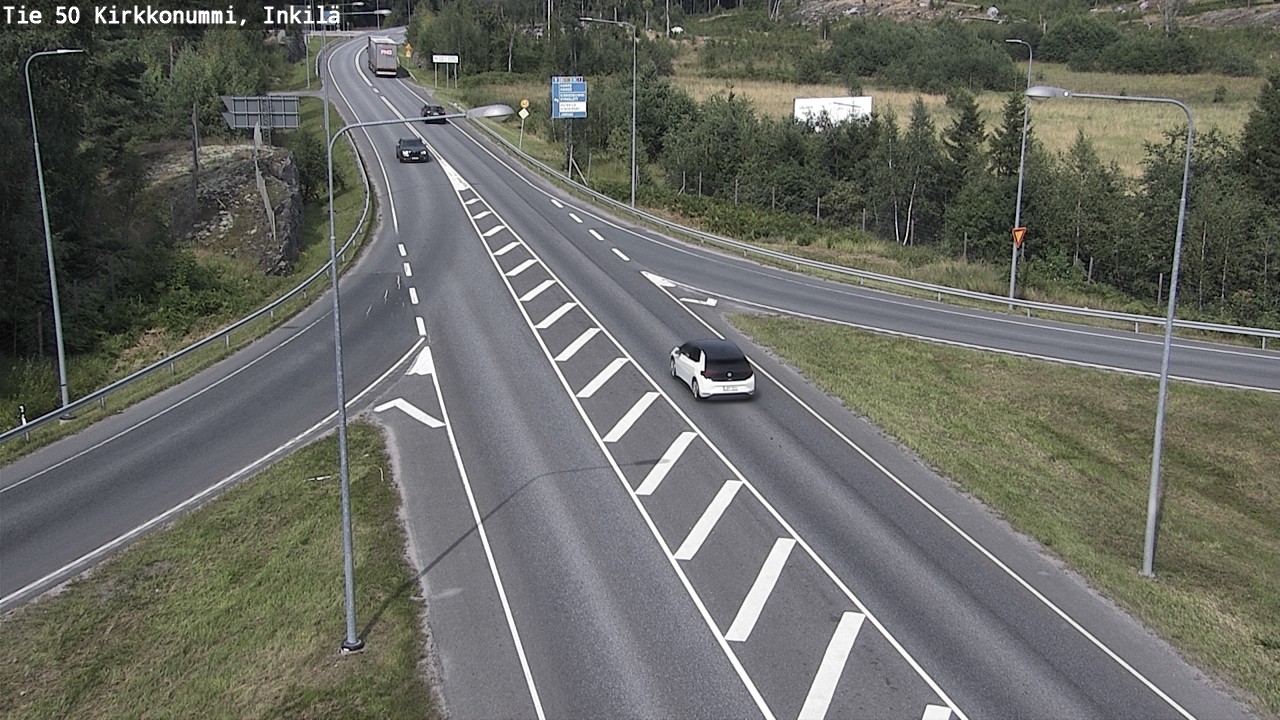 Weather Camera Image Road 50 Kirkkonummi, Inkilä, Kirkkonummi, Uusimaa