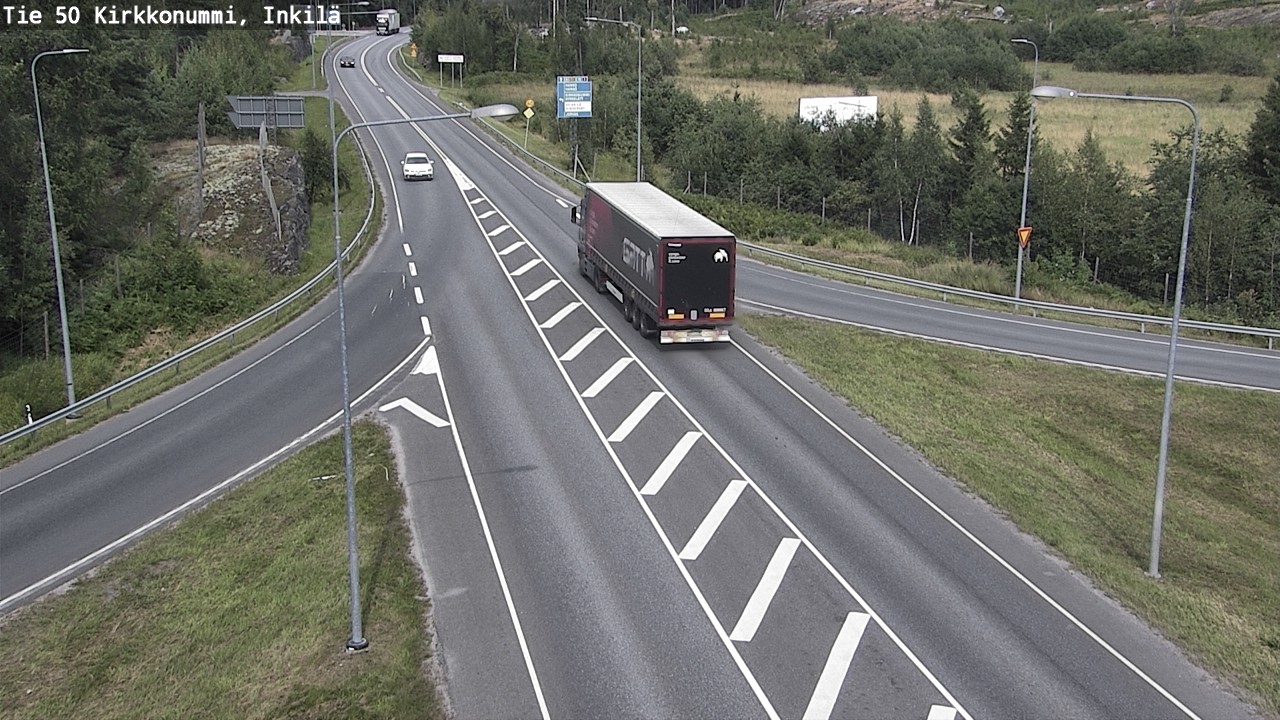 Weather Camera Image Road 50 Kirkkonummi, Inkilä, Kirkkonummi, Uusimaa