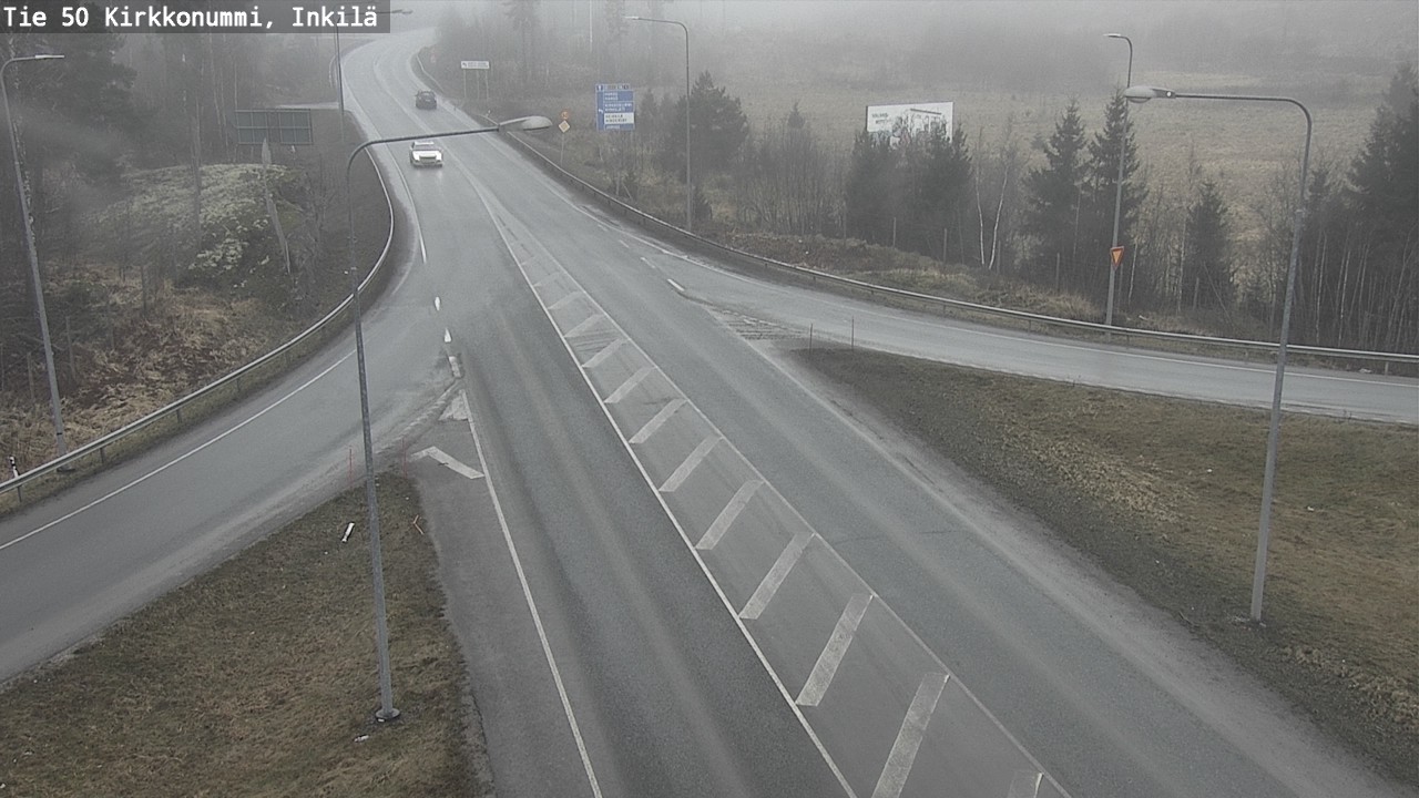 Weather Camera Image Road 50 Kirkkonummi, Inkilä, Kirkkonummi, Uusimaa