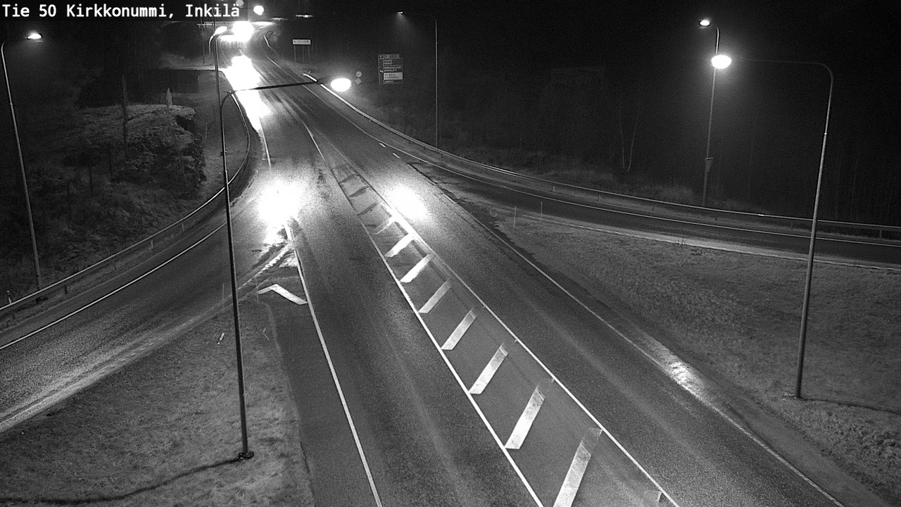 Weather Camera Image Road 50 Kirkkonummi, Inkilä, Kirkkonummi, Uusimaa