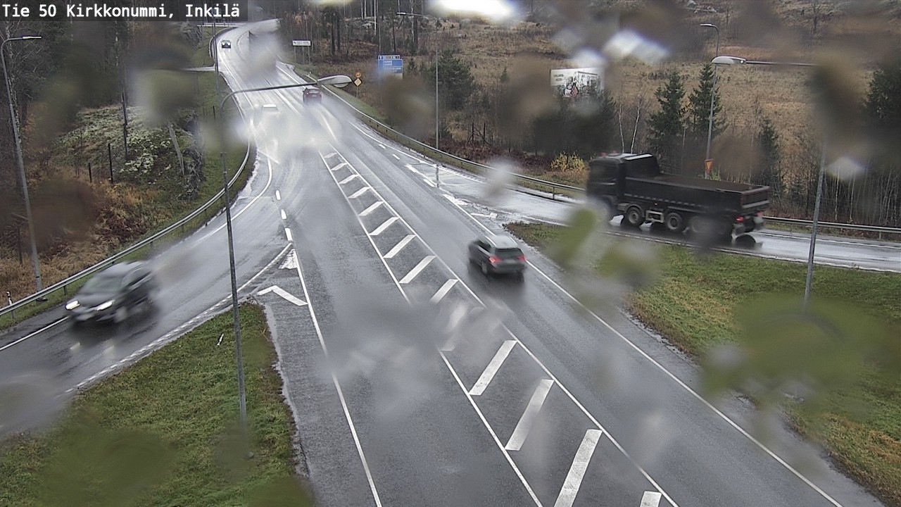Weather Camera Image Väg 50 Kyrkslätt, Inkilä, Kirkkonummi, Uusimaa