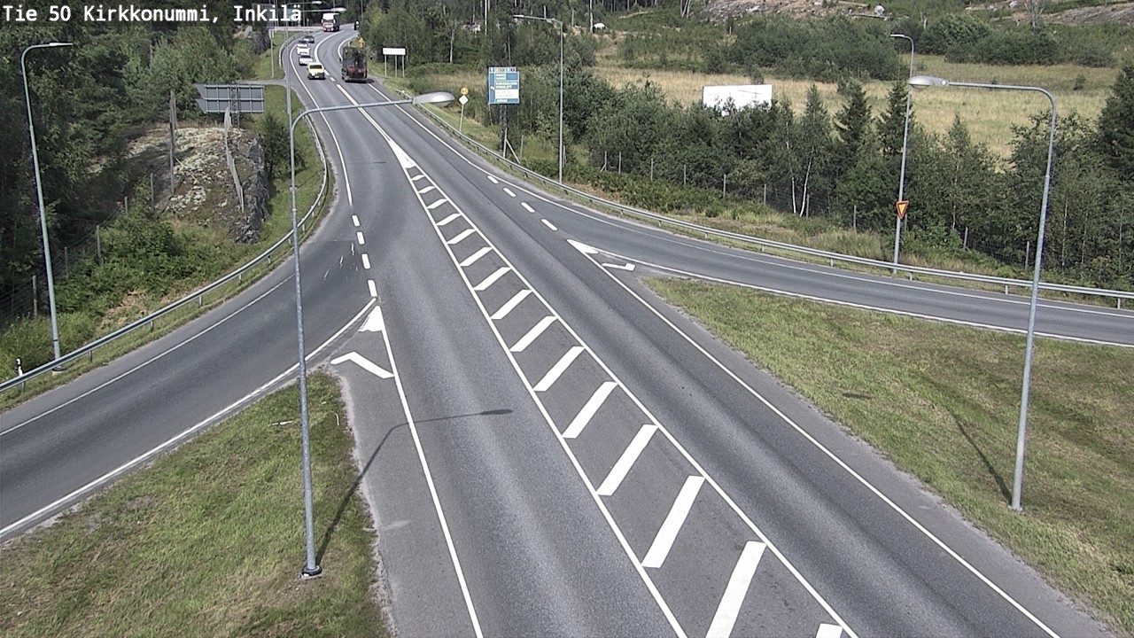 Weather Camera Image Road 50 Kirkkonummi, Inkilä, Kirkkonummi, Uusimaa