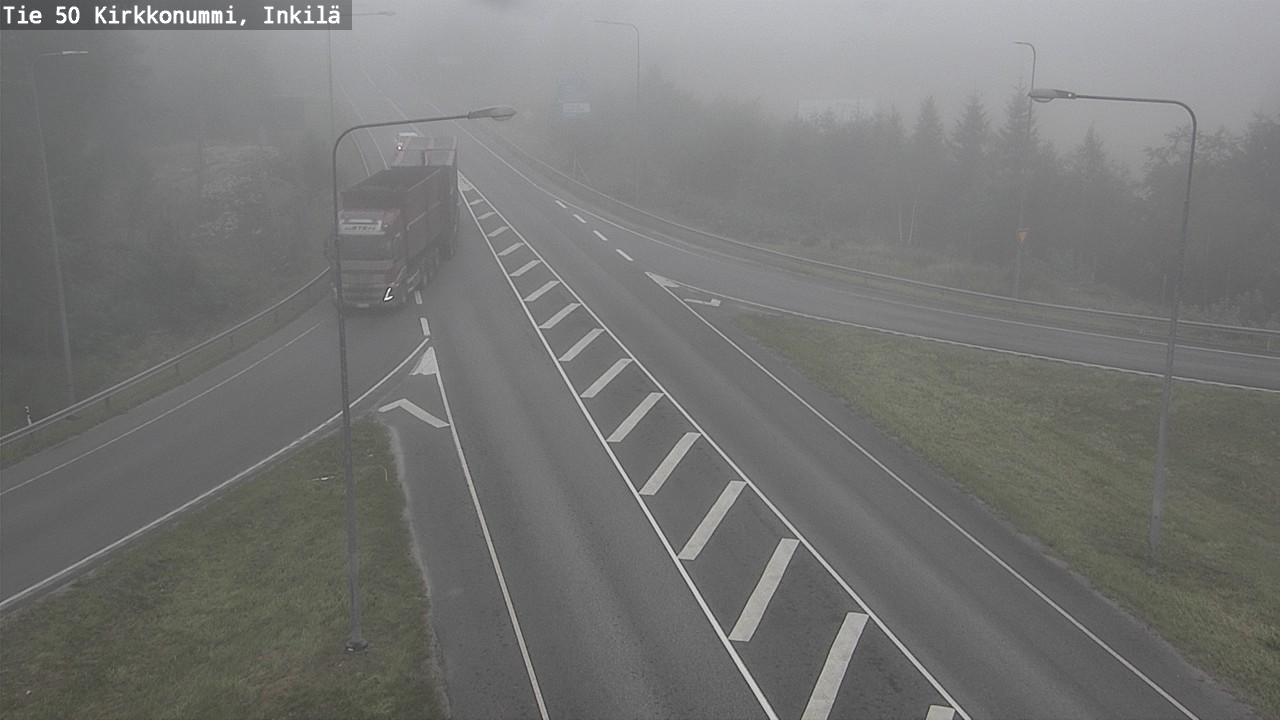 Weather Camera Image Väg 50 Kyrkslätt, Inkilä, Kirkkonummi, Uusimaa