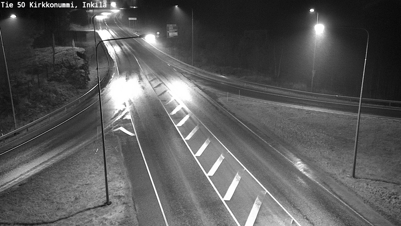 Weather Camera Image Road 50 Kirkkonummi, Inkilä, Kirkkonummi, Uusimaa