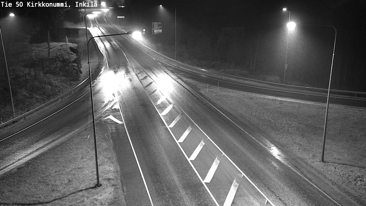 Weather Camera Image Road 50 Kirkkonummi, Inkilä, Kirkkonummi, Uusimaa