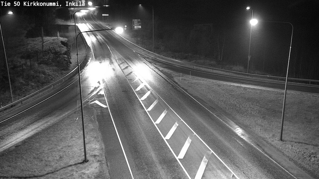 Weather Camera Image Road 50 Kirkkonummi, Inkilä, Kirkkonummi, Uusimaa