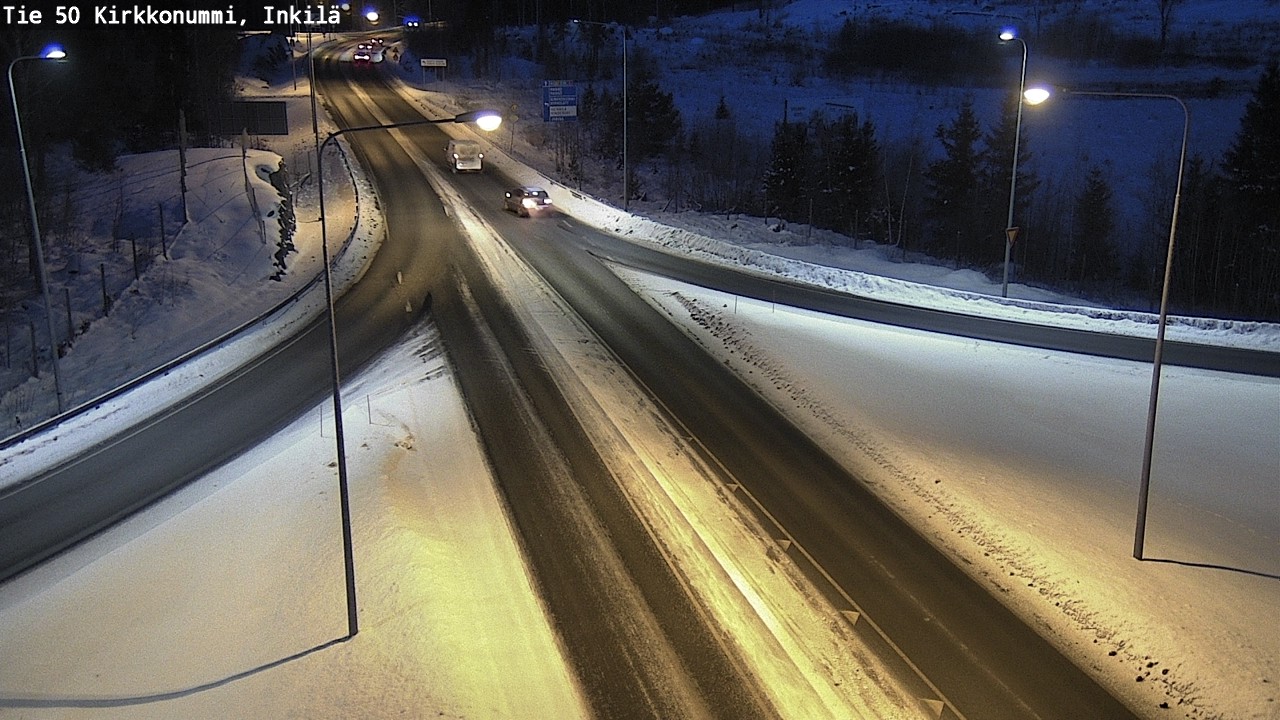 Weather Camera Image Road 50 Kirkkonummi, Inkilä, Kirkkonummi, Uusimaa