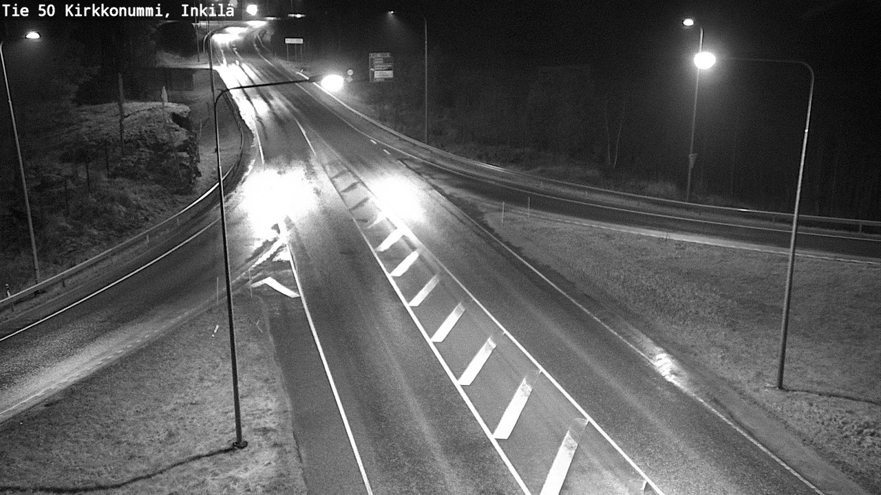 Weather Camera Image Road 50 Kirkkonummi, Inkilä, Kirkkonummi, Uusimaa