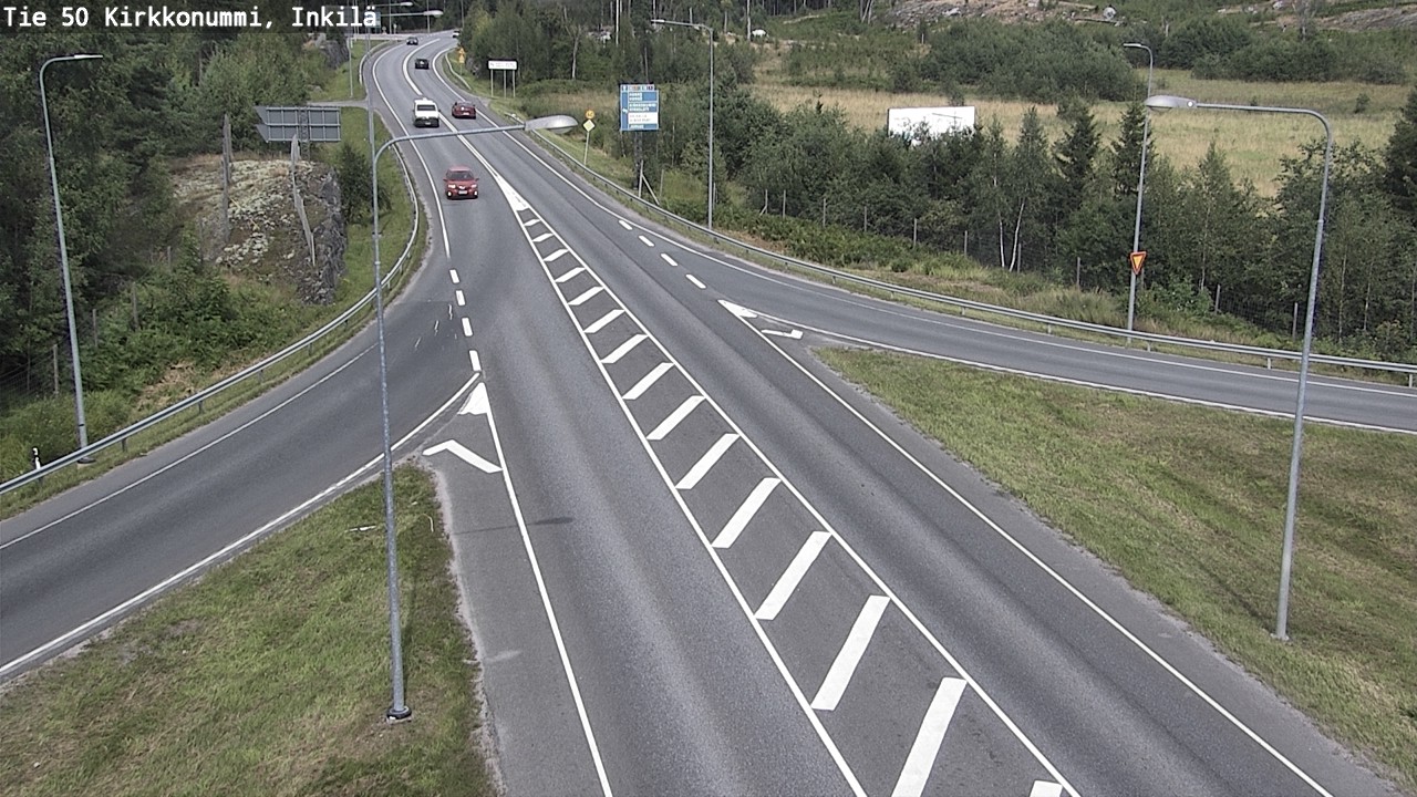 Weather Camera Image Road 50 Kirkkonummi, Inkilä, Kirkkonummi, Uusimaa