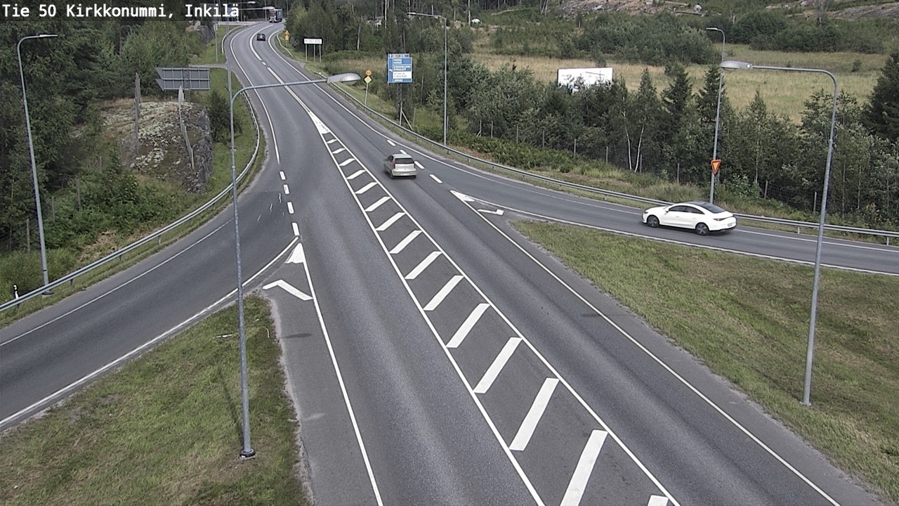 Weather Camera Image Road 50 Kirkkonummi, Inkilä, Kirkkonummi, Uusimaa