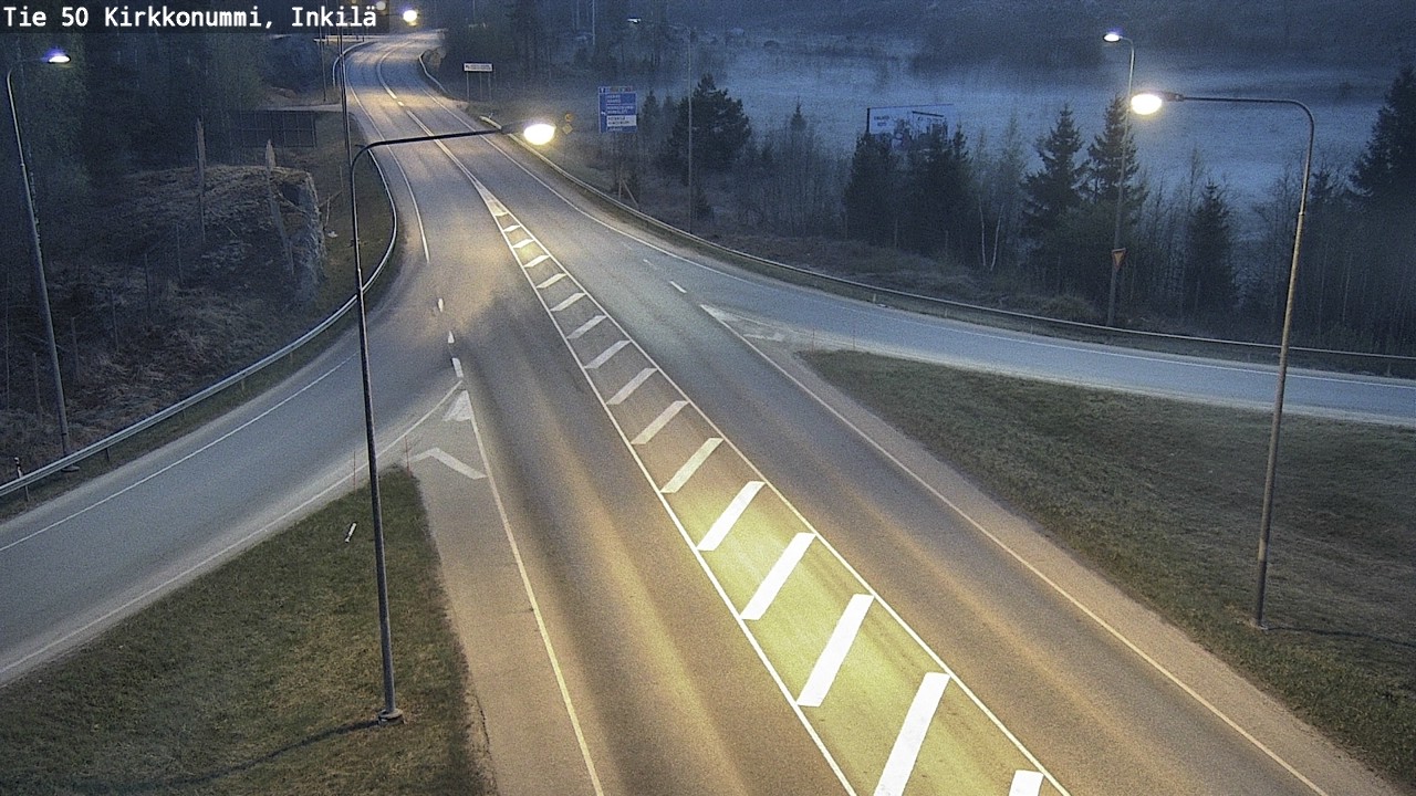 Weather Camera Image Road 50 Kirkkonummi, Inkilä, Kirkkonummi, Uusimaa