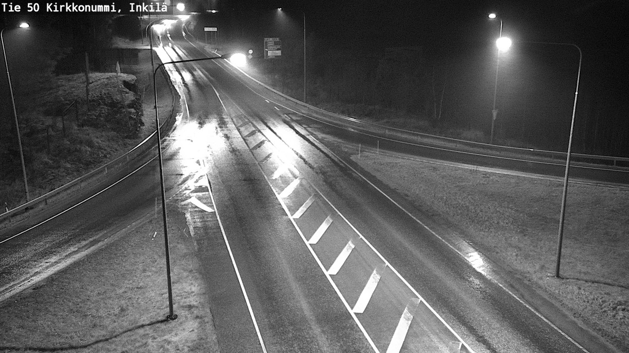 Weather Camera Image Väg 50 Kyrkslätt, Inkilä, Kirkkonummi, Uusimaa
