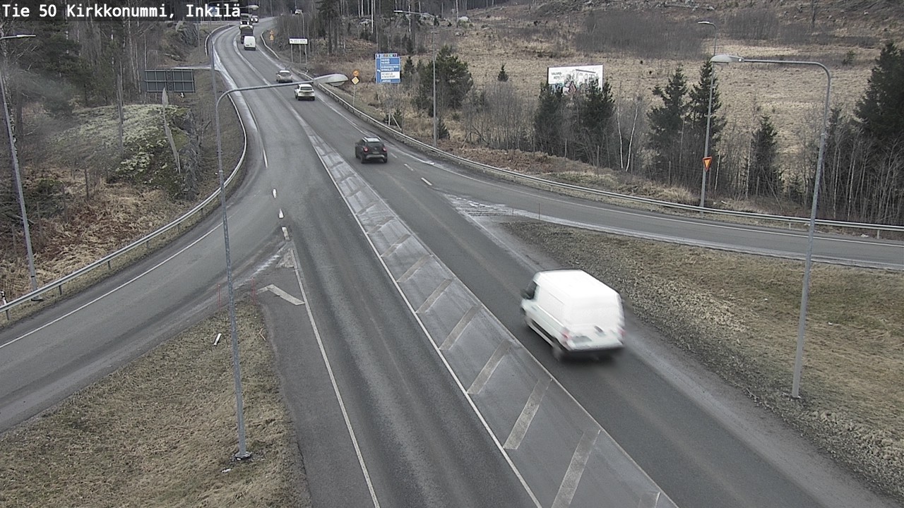 Weather Camera Image Road 50 Kirkkonummi, Inkilä, Kirkkonummi, Uusimaa