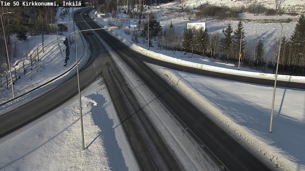 Weather Camera Image Road 50 Kirkkonummi, Inkilä, Kirkkonummi, Uusimaa