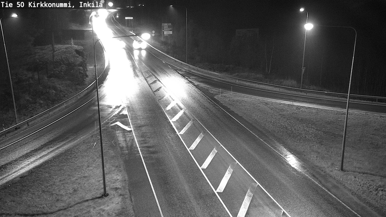 Weather Camera Image Road 50 Kirkkonummi, Inkilä, Kirkkonummi, Uusimaa