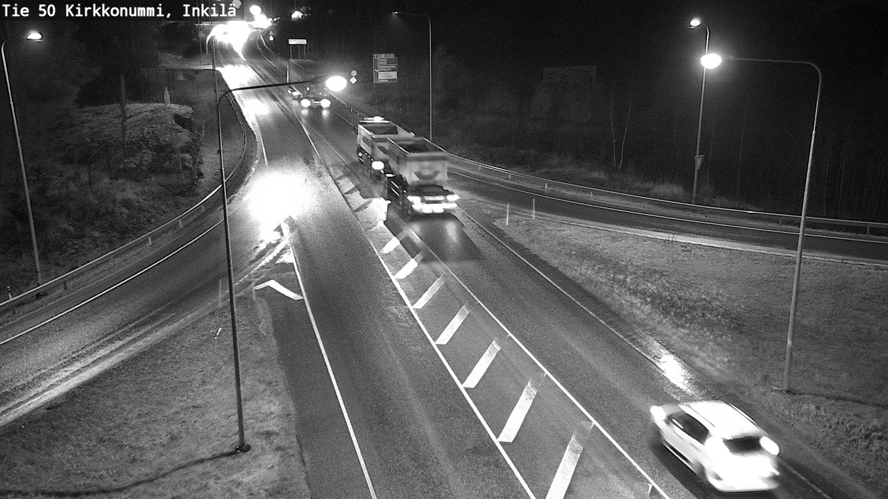 Weather Camera Image Road 50 Kirkkonummi, Inkilä, Kirkkonummi, Uusimaa
