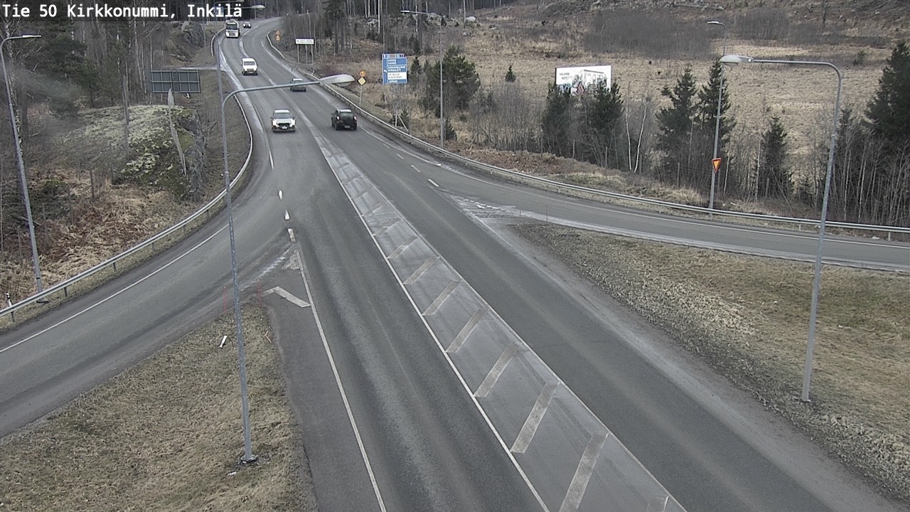 Weather Camera Image Road 50 Kirkkonummi, Inkilä, Kirkkonummi, Uusimaa