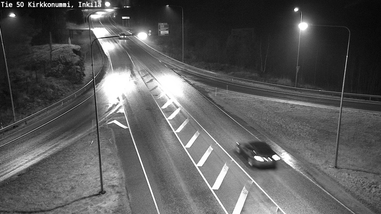 Weather Camera Image Road 50 Kirkkonummi, Inkilä, Kirkkonummi, Uusimaa