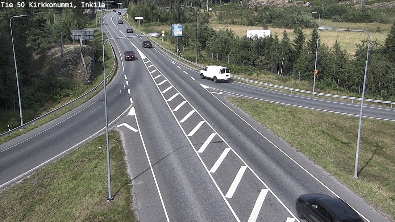 Weather Camera Image Road 50 Kirkkonummi, Inkilä, Kirkkonummi, Uusimaa