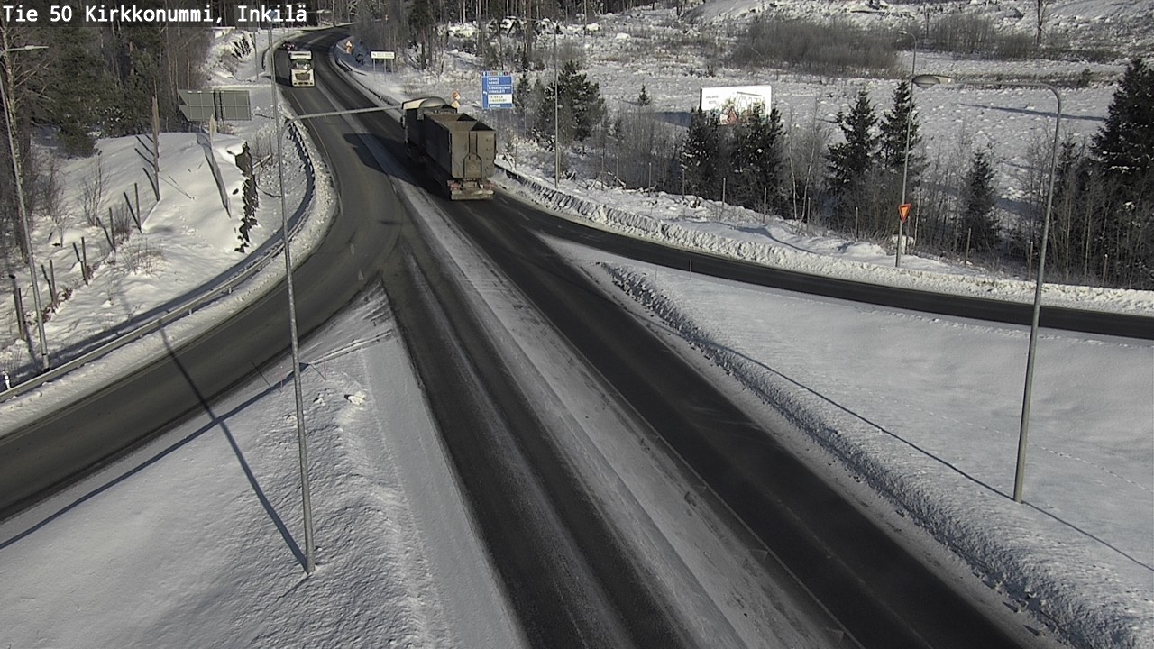Weather Camera Image Road 50 Kirkkonummi, Inkilä, Kirkkonummi, Uusimaa