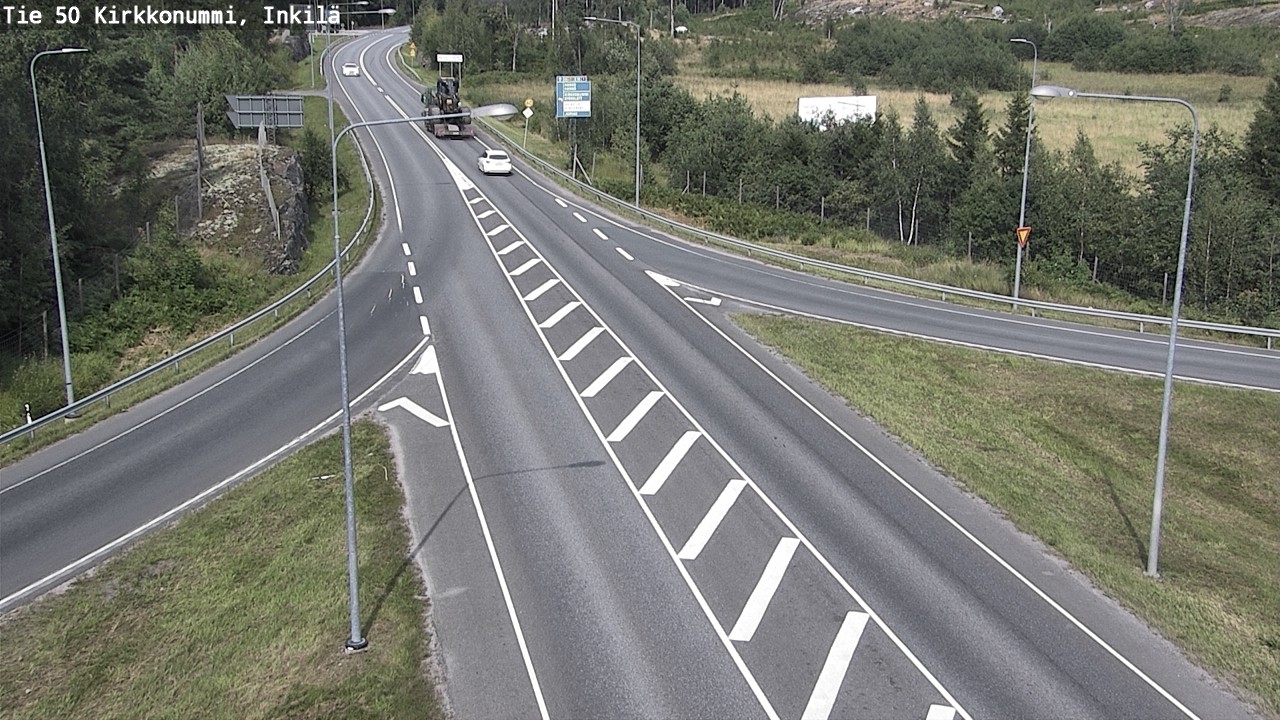 Weather Camera Image Road 50 Kirkkonummi, Inkilä, Kirkkonummi, Uusimaa