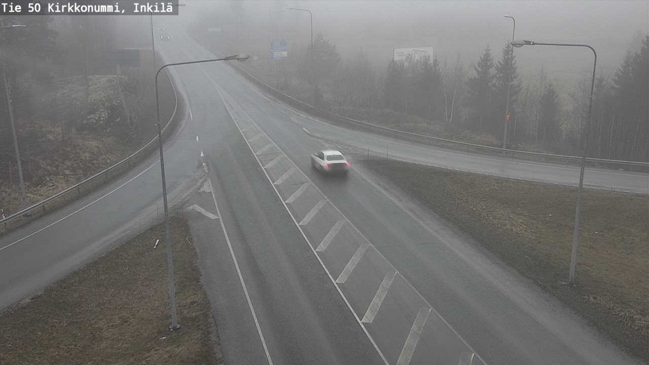 Weather Camera Image Road 50 Kirkkonummi, Inkilä, Kirkkonummi, Uusimaa