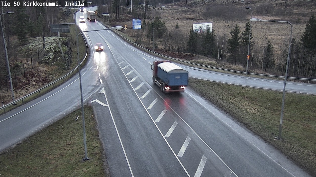 Weather Camera Image Road 50 Kirkkonummi, Inkilä, Kirkkonummi, Uusimaa