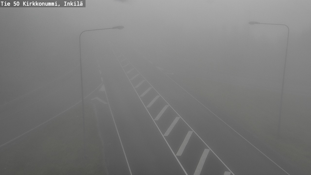 Weather Camera Image Väg 50 Kyrkslätt, Inkilä, Kirkkonummi, Uusimaa