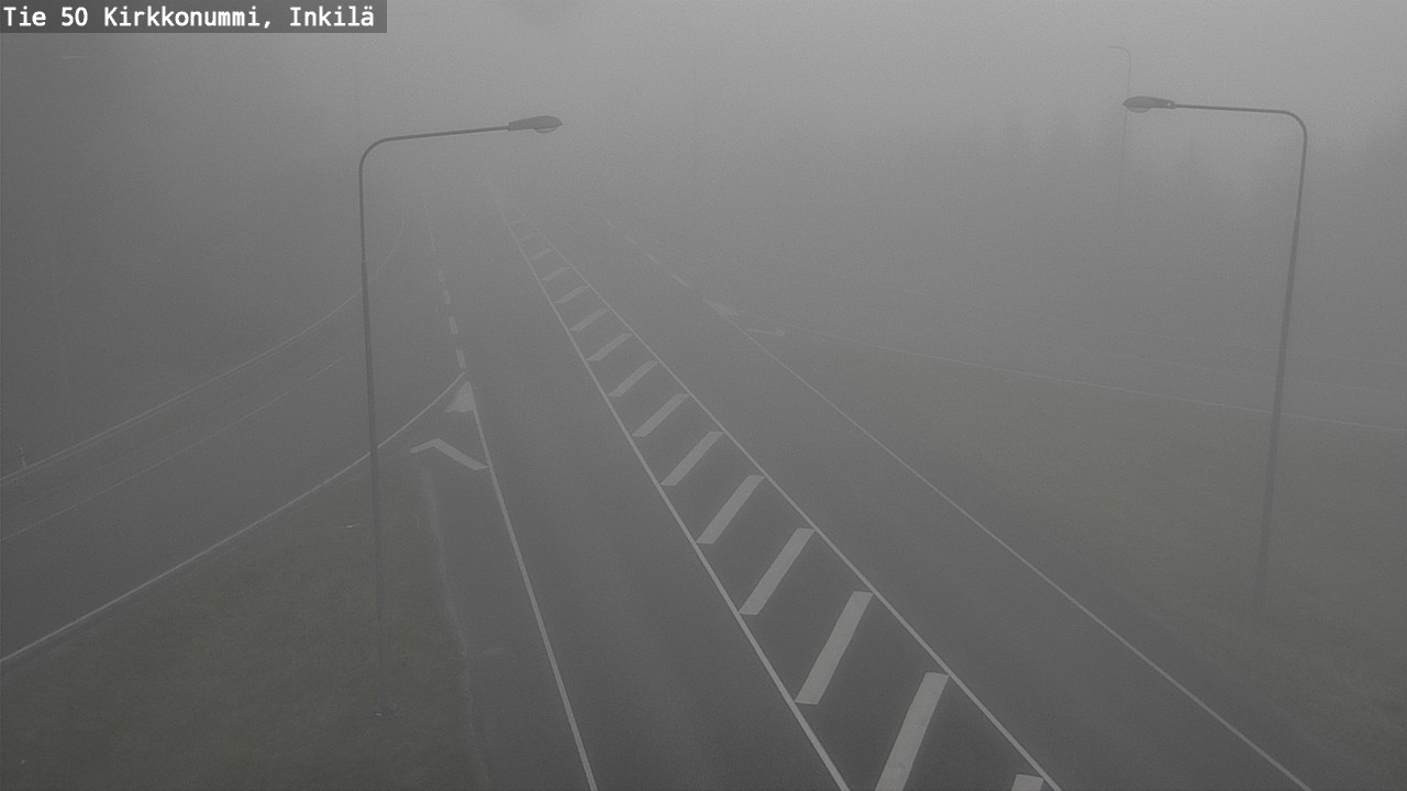 Weather Camera Image Väg 50 Kyrkslätt, Inkilä, Kirkkonummi, Uusimaa