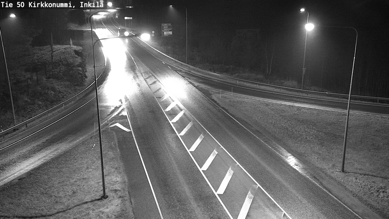 Weather Camera Image Road 50 Kirkkonummi, Inkilä, Kirkkonummi, Uusimaa