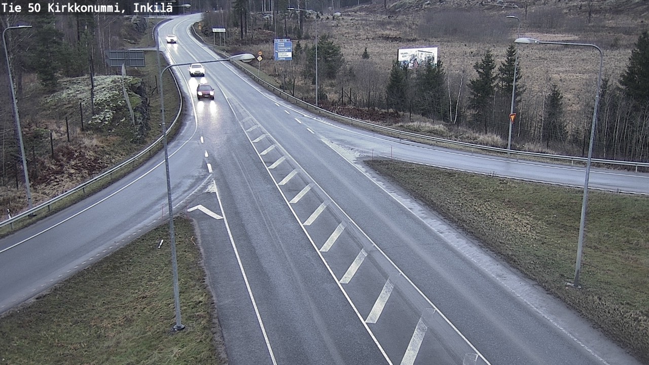 Weather Camera Image Road 50 Kirkkonummi, Inkilä, Kirkkonummi, Uusimaa
