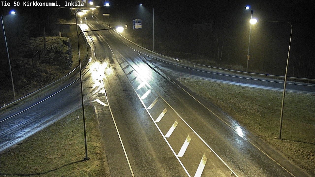Weather Camera Image Road 50 Kirkkonummi, Inkilä, Kirkkonummi, Uusimaa