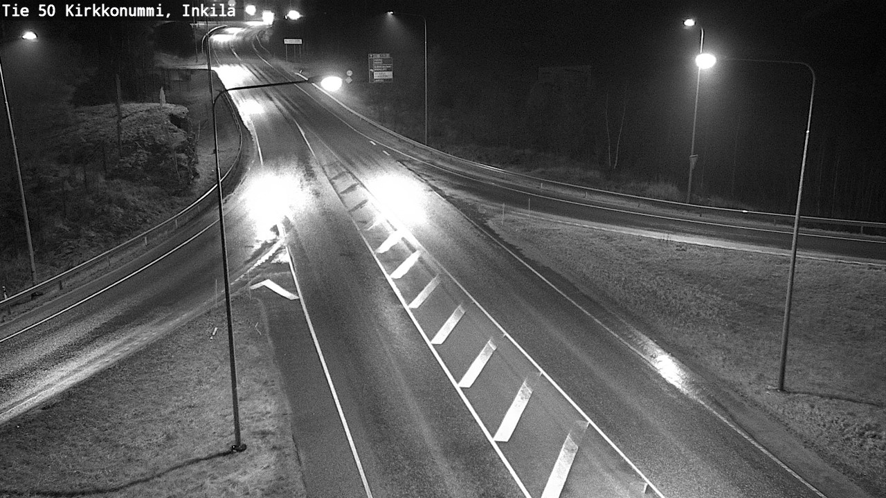 Weather Camera Image Road 50 Kirkkonummi, Inkilä, Kirkkonummi, Uusimaa