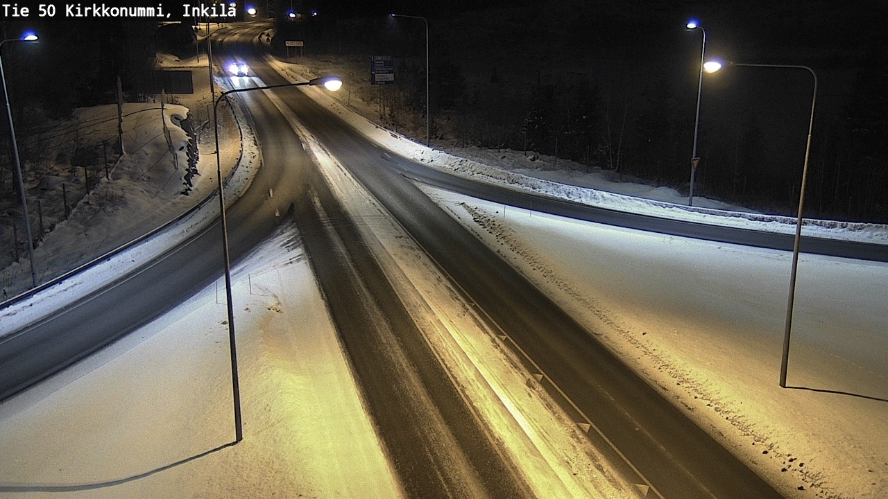 Weather Camera Image Road 50 Kirkkonummi, Inkilä, Kirkkonummi, Uusimaa