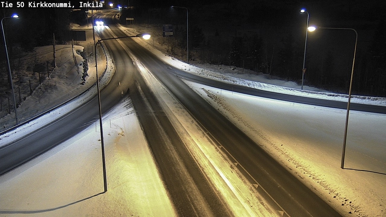 Weather Camera Image Road 50 Kirkkonummi, Inkilä, Kirkkonummi, Uusimaa