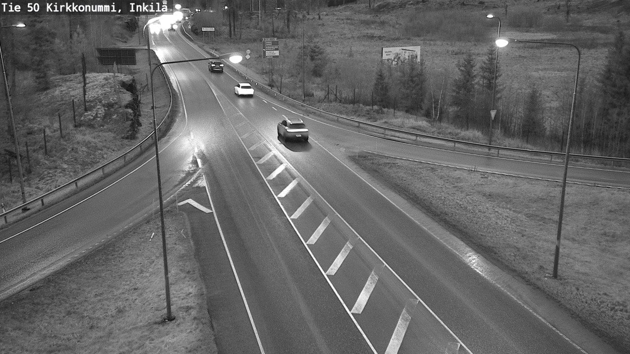 Weather Camera Image Road 50 Kirkkonummi, Inkilä, Kirkkonummi, Uusimaa