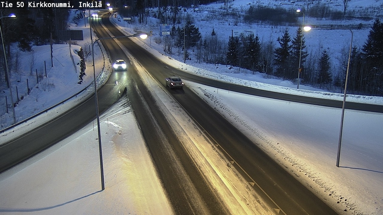 Weather Camera Image Road 50 Kirkkonummi, Inkilä, Kirkkonummi, Uusimaa