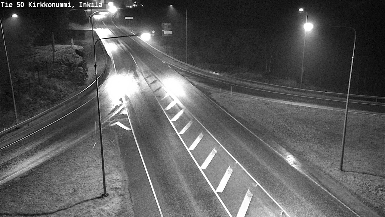 Weather Camera Image Road 50 Kirkkonummi, Inkilä, Kirkkonummi, Uusimaa