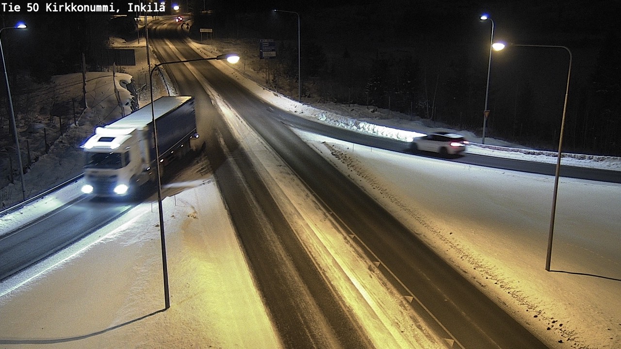 Weather Camera Image Road 50 Kirkkonummi, Inkilä, Kirkkonummi, Uusimaa