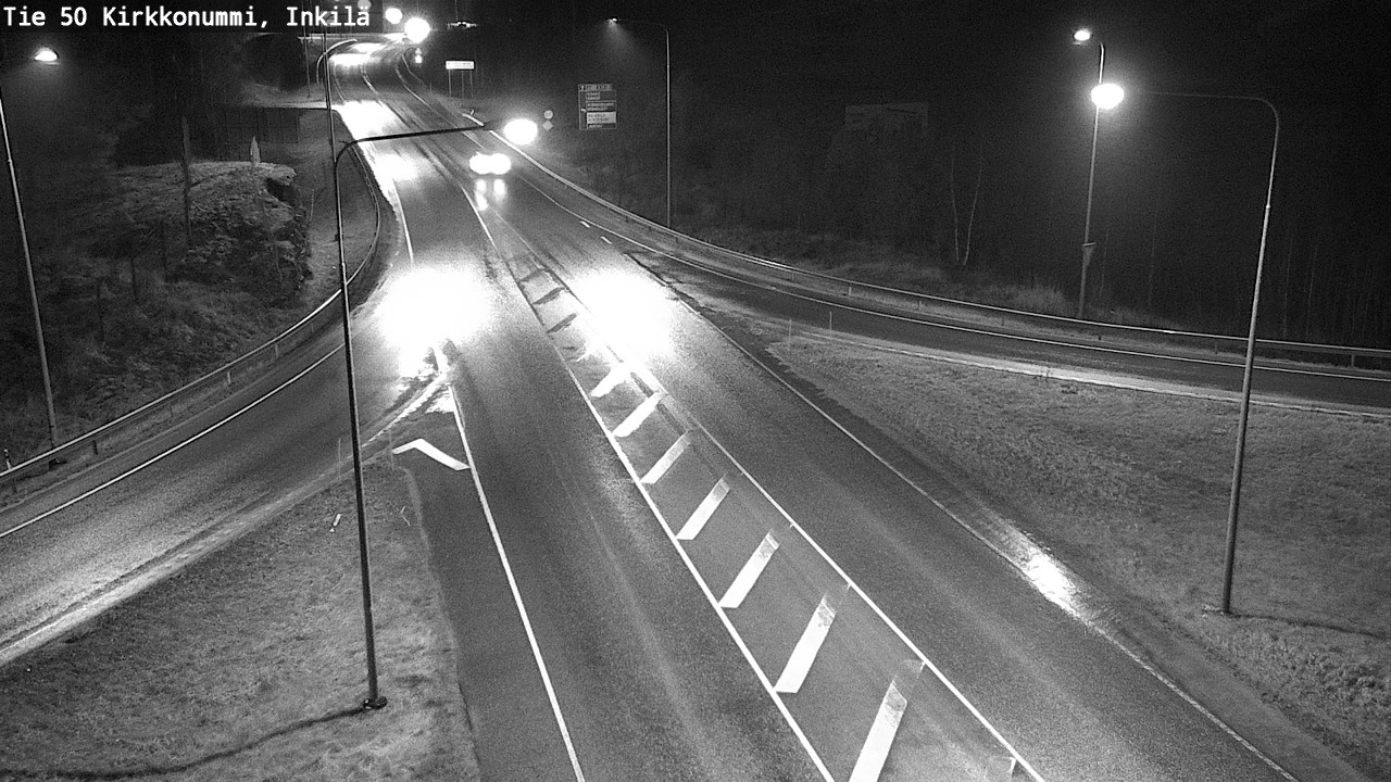 Weather Camera Image Road 50 Kirkkonummi, Inkilä, Kirkkonummi, Uusimaa