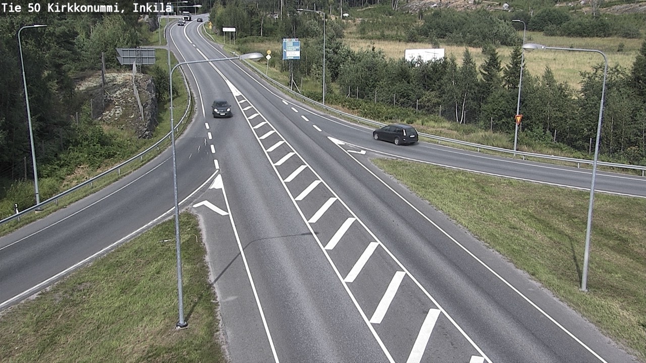 Weather Camera Image Road 50 Kirkkonummi, Inkilä, Kirkkonummi, Uusimaa