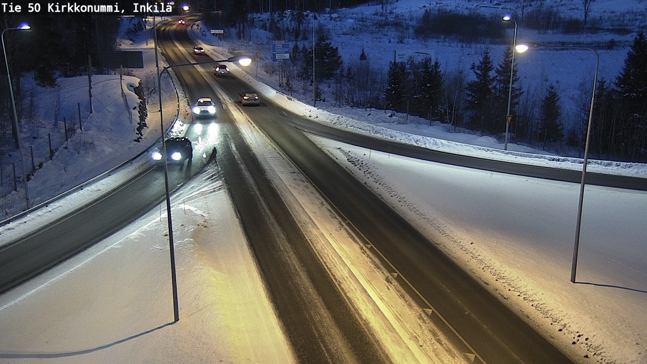 Weather Camera Image Road 50 Kirkkonummi, Inkilä, Kirkkonummi, Uusimaa