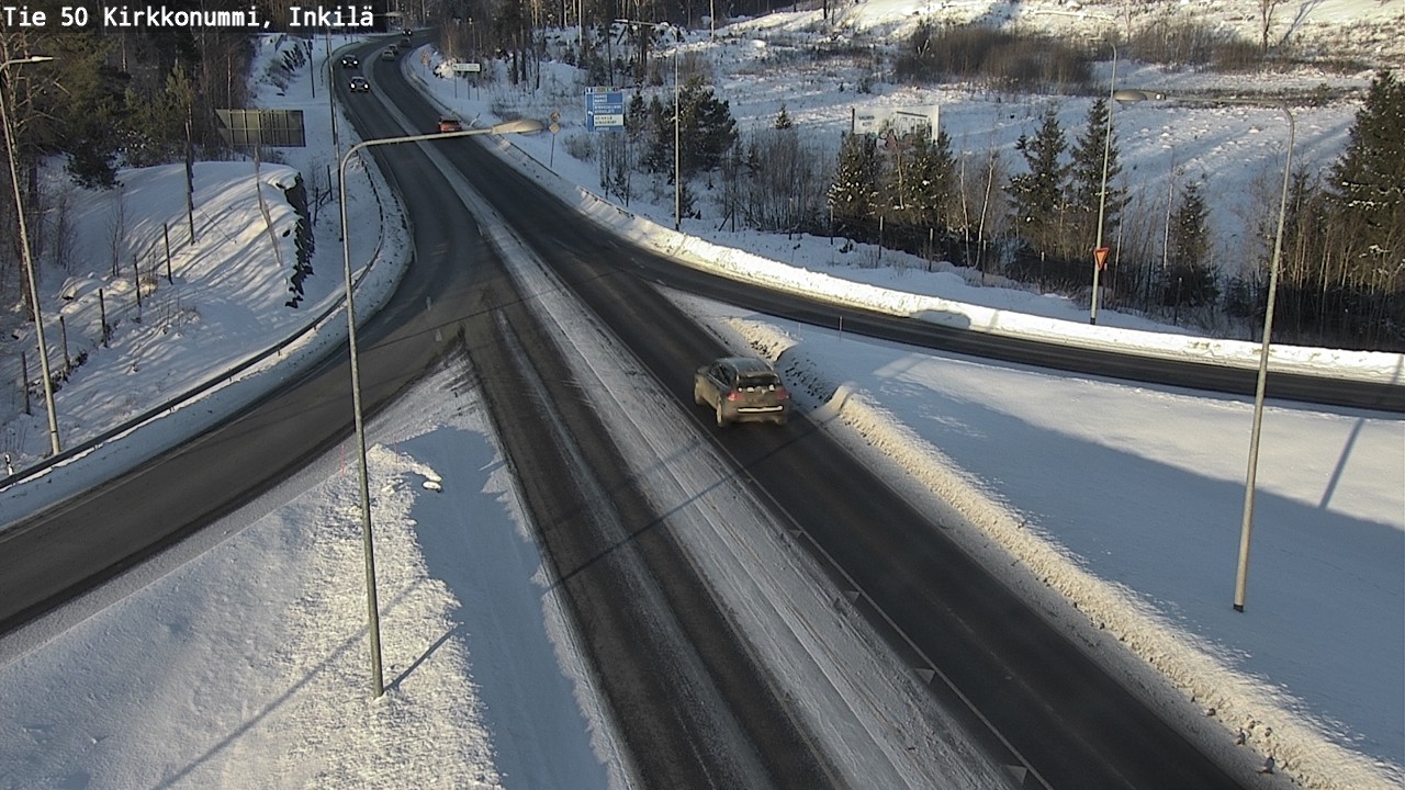 Weather Camera Image Road 50 Kirkkonummi, Inkilä, Kirkkonummi, Uusimaa