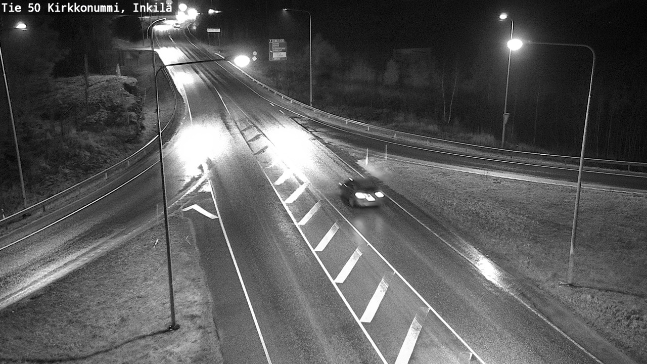 Weather Camera Image Road 50 Kirkkonummi, Inkilä, Kirkkonummi, Uusimaa