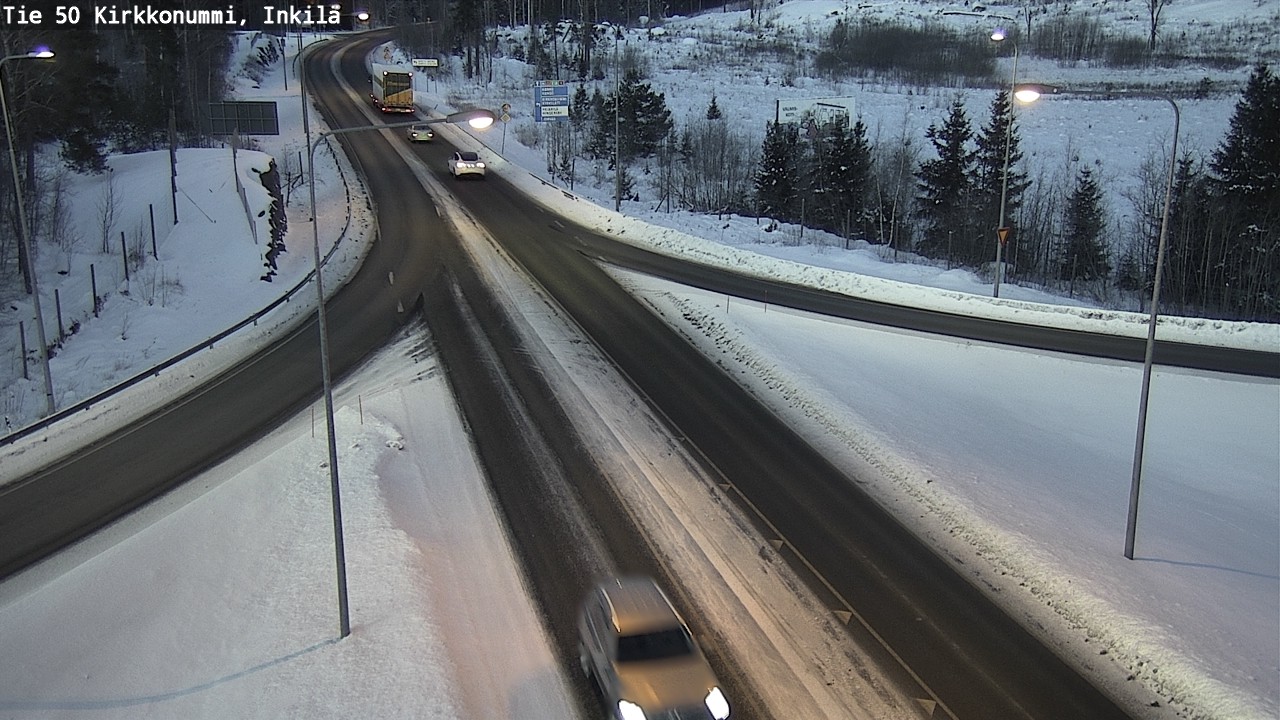 Weather Camera Image Road 50 Kirkkonummi, Inkilä, Kirkkonummi, Uusimaa