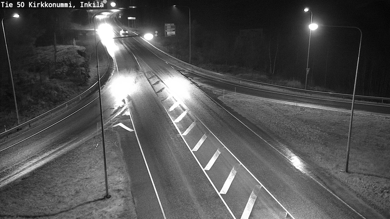 Weather Camera Image Road 50 Kirkkonummi, Inkilä, Kirkkonummi, Uusimaa
